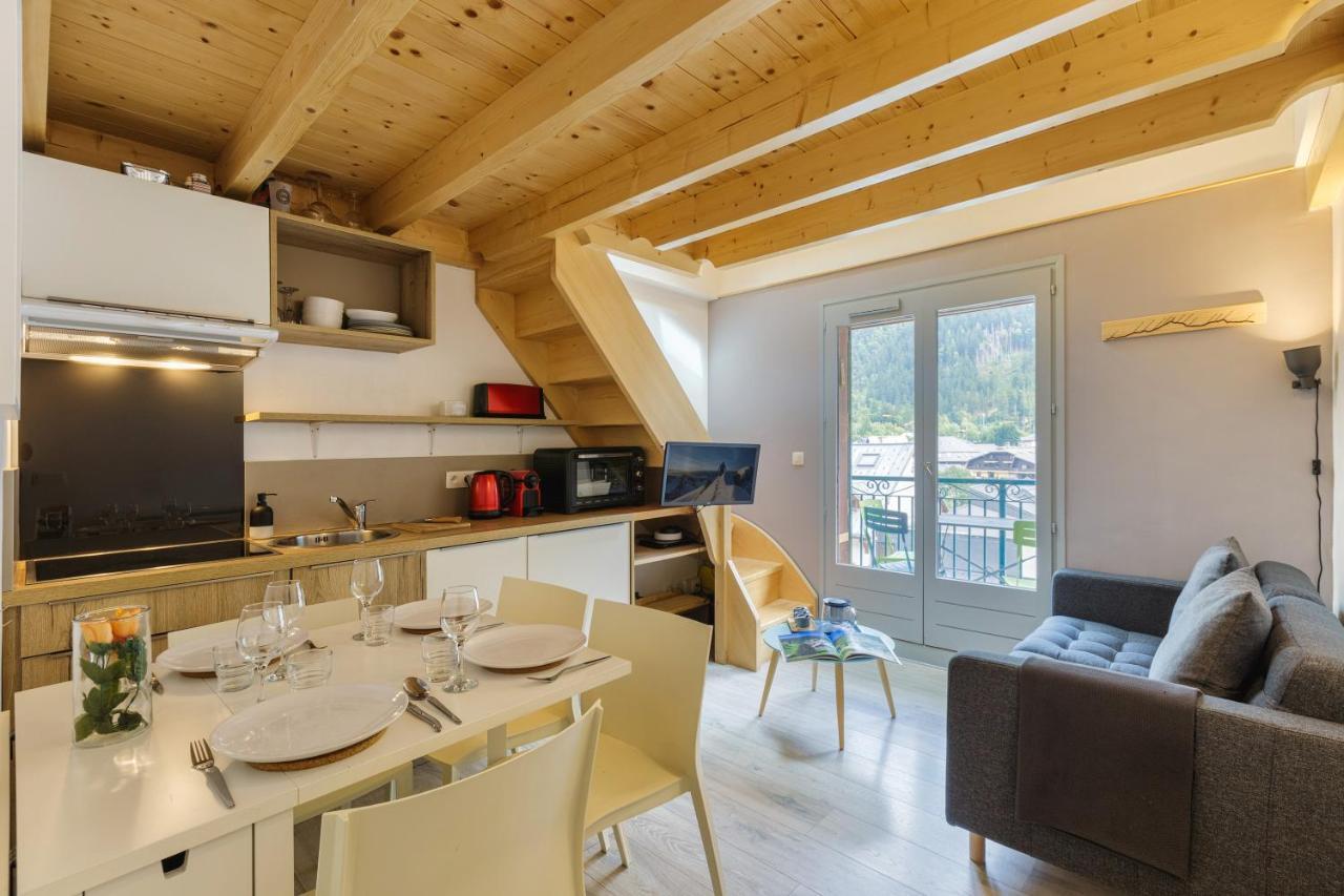 Central Duplex Apartment - Blanc Neige - Happy Rentals 샤모니 외부 사진
